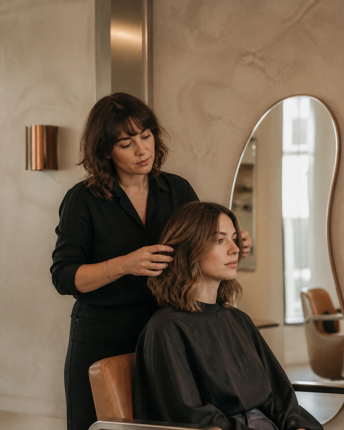 Hair salon website example